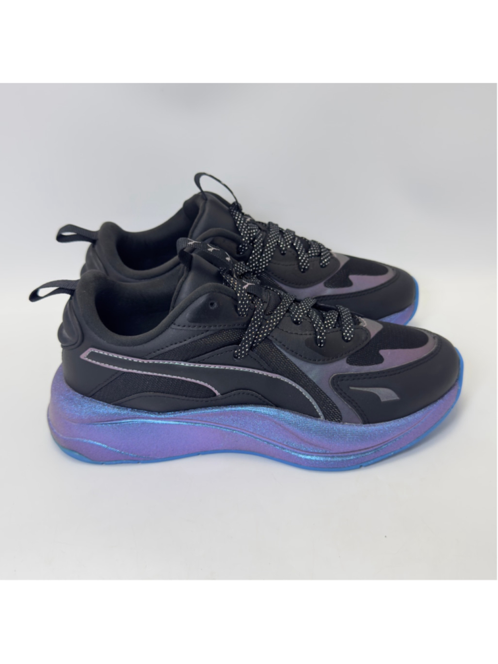 Puma RS-Curve Lightsense Women's Running Sneakers Size 8 Black and Purple